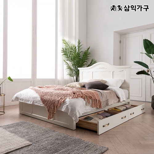 ●품절임박●헤르만 월넛 서랍형 도장 침대 시리즈(퀸/킹)