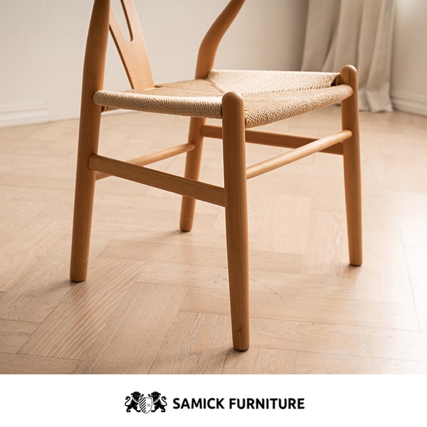샐리 라탄 원목 의자