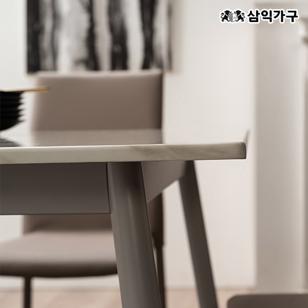 카프리 대리석/세라믹 식탁 풀세트(의자포함)
