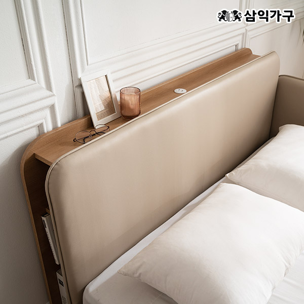 호텔식 모아 LED 수납형 라지킹 저상형 침대(LK)