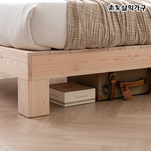 리드 편백나무 원목 슬라이딩 침대